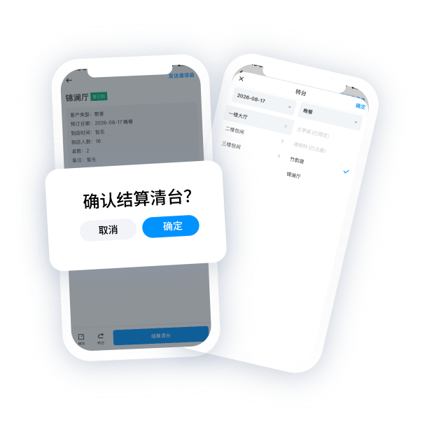 厅房灵活调度